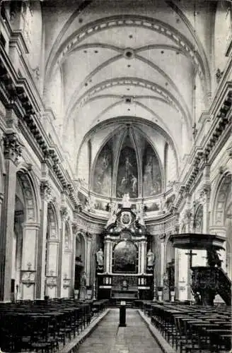 Ak Mechelen Limburg Niederlande, Innenraum der Beginenhofkirche