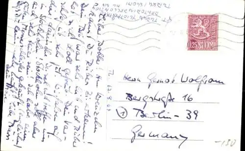 Ak Turku Åbo Finnland, Teilansicht