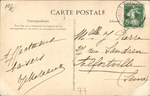 CPA Barbizon Seine et Marne, Une Rue