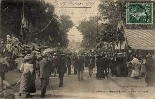 CPA Saint Germain et Laye Yvelines, Fête des Loges