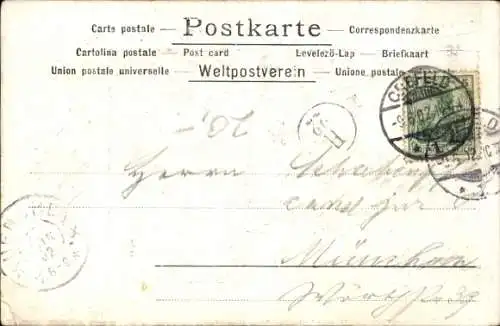 Ak Krefeld am Niederrhein, Tonkünstler-Versammlung 6.-10. Juni 1902, Musikverein, Franz Liszt