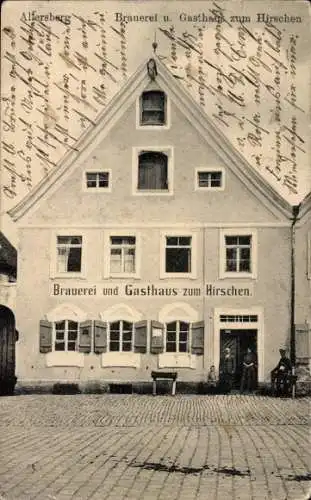 Ak Allersberg in Mittelfranken, Brauerei und Gasthof zum Hirschen