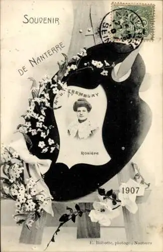 Ak Nanterre Hauts de Seine, Malpalette, Portrait Tremblay, Rosiere, 1907