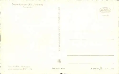 Ak Treuenbrietzen in Brandenburg, Straßenpartie, Kammerspiele, Amtsgericht