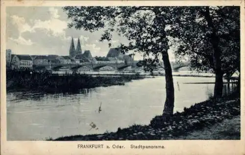 Ak Frankfurt an der Oder, Panorama