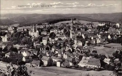 Ak Eibenstock im Erzgebirge Sachsen, Gesamtansicht