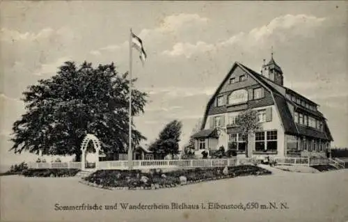 Ak Eibenstock im Erzgebirge Sachsen, Bielhaus von Carl Kupfer