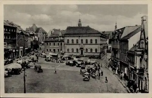 Ak Reichenbach im Vogtland, Markt