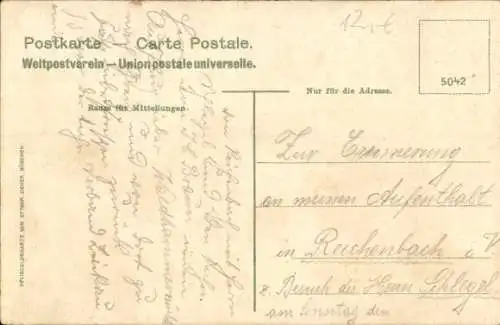 Ak Reichenbach im Vogtland, Totalansicht