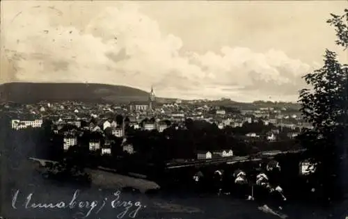 Foto Ak Annaberg im Erzgebirge, Gesamtansicht