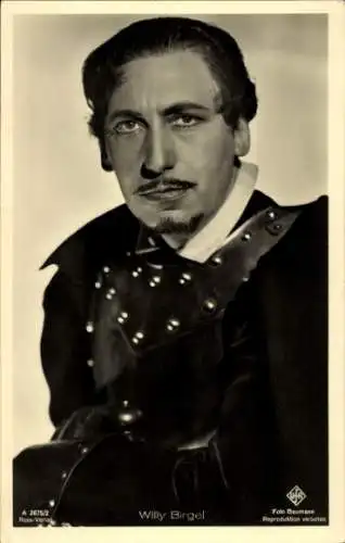 Ak Schauspieler Willy Birgel, Portrait