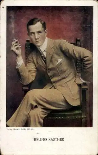 Ak Schauspieler Bruno Kastner, Portrait