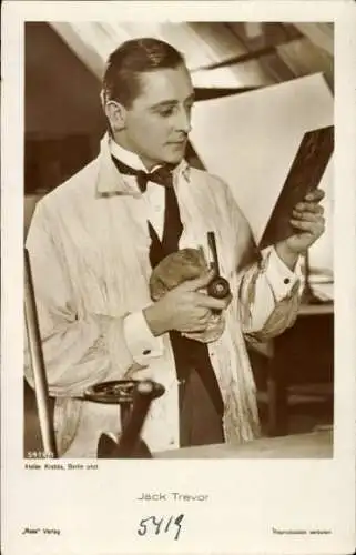 Ak Schauspieler Jack Trevor, Portrait