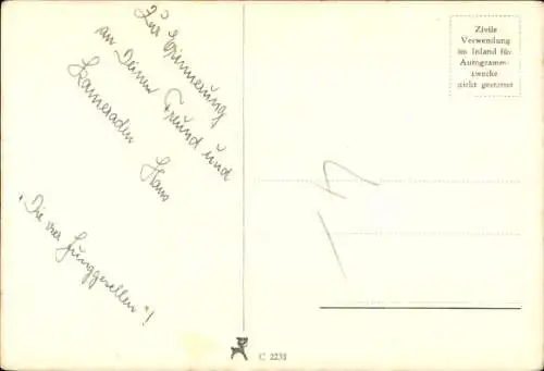 Ak Schauspielerin Käthe Dyckhoff, Portrait, Autogramm