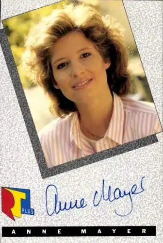 Ak Schauspielerin Anne Mayer, Portrait, Autogramm
