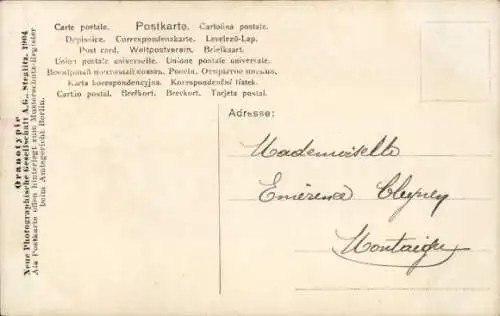 Ak Frau im Unterkleid, Strümpfe, NPG 414/4