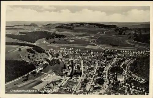 Ak Onstmettingen Albstadt in Württemberg, Burg Hohenzollern, Fliegeraufnahme