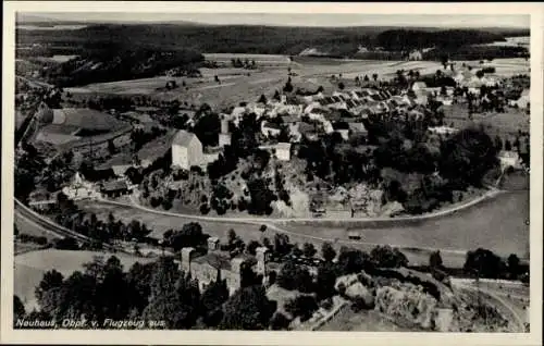 Ak Neuhaus Windischeschenbach in der Oberpfalz, Fliegeraufnahme