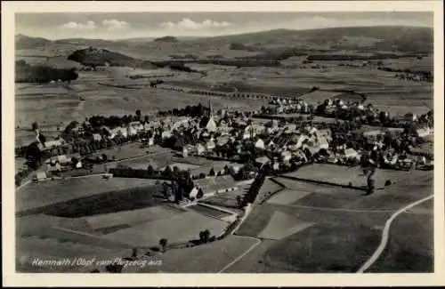 Ak Kemnath in der Oberpfalz, Fliegeraufnahme