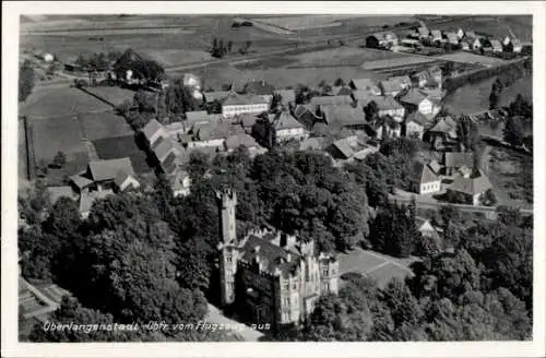 Ak Oberlangenstadt Küps im Frankenwald Bayern, Fliegeraufnahme