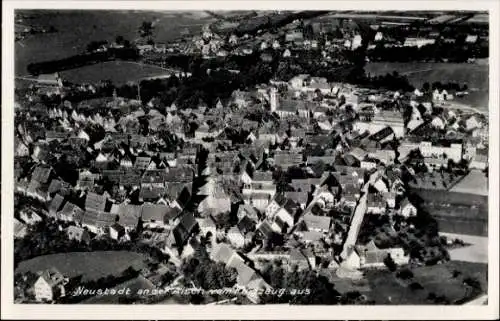 Ak Neustadt an der Aisch Mittelfranken, Fliegeraufnahme