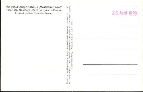 Ak Wildenheid Neustadt bei Coburg Oberfranken, Fliegeraufnahme