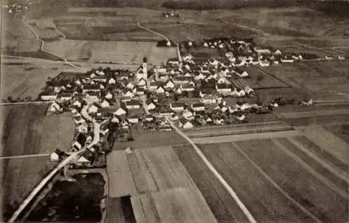 Ak Moorenweis in Oberbayern, Fliegeraufnahme