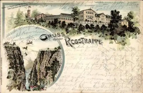 Litho Thale im Harz, Rosstrappe, Hotel, Winzenburg