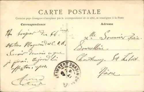 Ak Nevers Nièvre, Rue de Nièvre