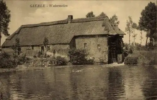 Ak Gierle Flandern Antwerpen, Wassermühle