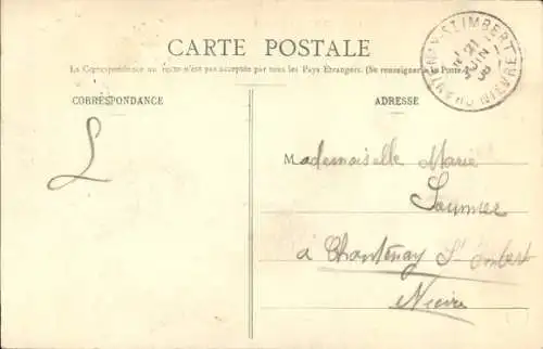 Ak Montargis Loiret, La Gare, Vue Interieure, Eisenbahn