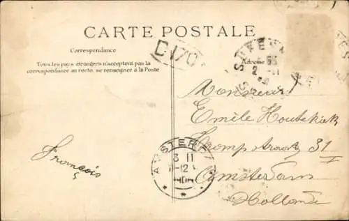 CPA Suresnes Hauts de Seine, La rentrée des usines Darracq, Quai de Suresnes
