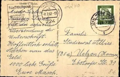 Ak Heide in Holstein, Klaus Groth Museum