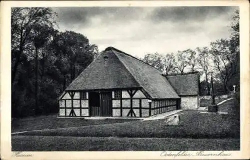 Ak Husum in Nordfriesland, Ostenfelder Bauernhaus