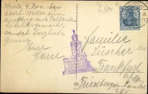 Ak Feldberg im Schwarzwald, Hotel Feldberger Hof, Turm und die 3 Gasthäuser