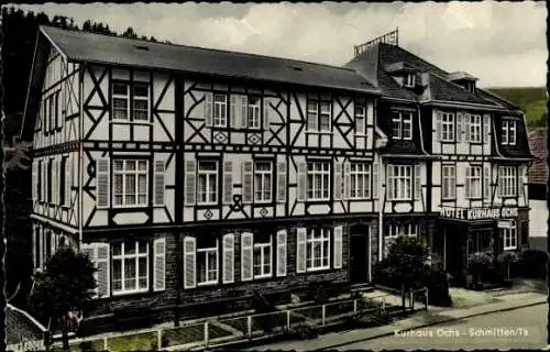 Ak Schmitten im Taunus Hessen, Hotel Kurhaus Ochs