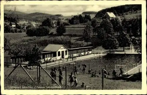 Ak Schmitten im Taunus Hessen, Schwimmbad