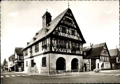 Ak Groß Gerau in Hessen, Rathaus