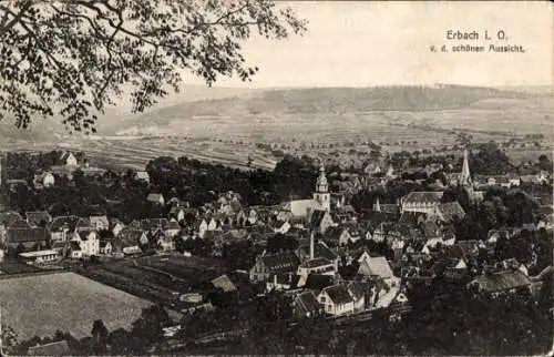 Ak Erbach im Odenwald Hessen, Gesamtansicht