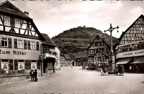 Ak Heppenheim an der Bergstraße, Kleiner Markt