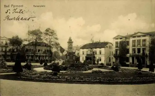 Ak Bad Pyrmont in Niedersachsen,  Kurhaus, Kaiserplatz