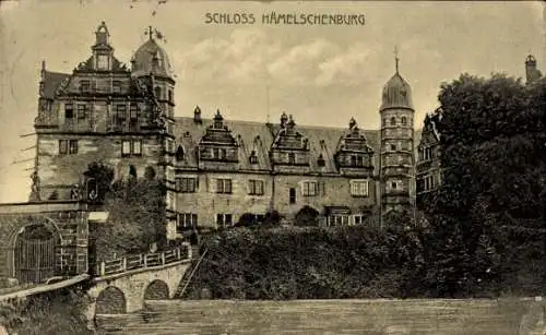 Ak Hämelschenburg Amelgatzen Emmerthal im Weserbergland, Schloss