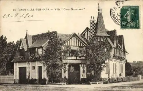 Ak Trouville sur Mer Calvados, Villa Cour Normande