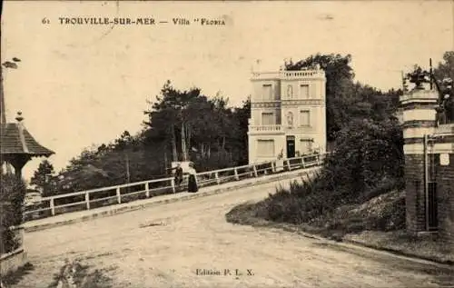 Ak Trouville sur Mer Calvados, Villa Floria