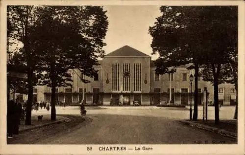 Ak Chartres Eure et Loir, Bahnhof