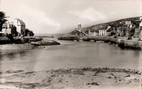 Ak Dahouët Pléneuf Val André Côtes d'Armor, Hafeneinfahrt