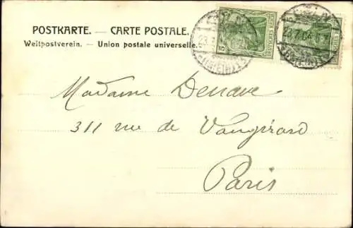 Ak Köln am Rhein, Blick von Deutz, Türme, Boote