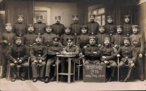 Foto Ak Zwickau in Sachsen, Deutsche Soldaten in Uniformen, 10. Komp. I. Dep. I.R. 133