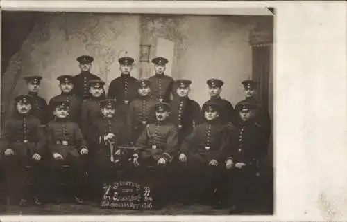 Foto Ak Zwickau in Sachsen, Deutsche Soldaten in Uniformen, 11. Komp. 33. Regiment