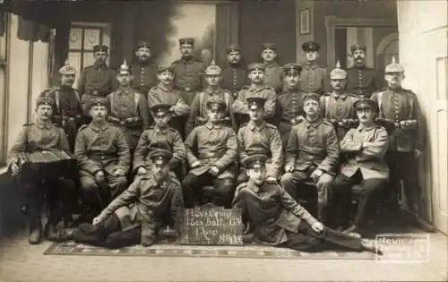 Foto Ak Zwickau in Sachsen, Deutsche Soldaten in Uniformen, Ers. Batl. 133, 1. Komp.